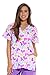 Just Love Women's Scrub Tops / Scrubs - Medium - White Ribbon Heart