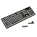 YMDK 108 PBT Double Shot Shine Through ANSI ISO OEM Profile Pudding Keyset Keycap for MX Mechanical Keyboard