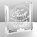 KATE POSH - Be The Change You Wish to See in The World Engraved Keepsake and Paperweight - Graduation Gifts - Motivational Quote - Inspirational Quote - Mahatma Gandhi Quote