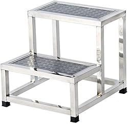 ALIAOFORZ Indoor Climbing Stool, Stainless Steel