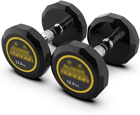 ZXQZ Pesa de Gimnasia Pesas, Fitness Ejercicio Fijo Mancuernas de ...