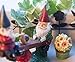 Juvale Mini Garden Gnome Fairy Village Statue Set, Whimsical Home Decor (7 Piece Set)