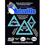 Accu-Rack Outsville Billiards Template Set (Solo, Diamond 9 and Pro 10)
