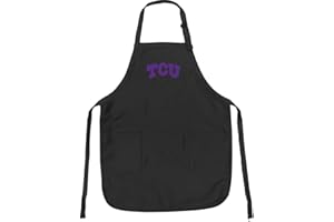 Broad Bay Texas Christian Aprons Official TCU Apron w/Pockets Stain Release Fabric