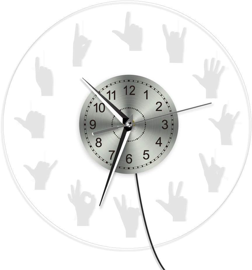 Wall Clocks For Office Easy Readable Big Numbers Hand Showing Symbols
