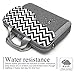 CoolBELL 17.3 Inch Nylon Laptop Bag Shoulder Bag With Strap Multicompartment Messenger Hand Bag Tablet Briefcase For iPad Pro/laptop/Macbook/Ultrabook/Men/Women/College (Grey Wave)