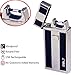 BOLT Lighter® USB Rechargeable Windproof Electric Plasma Dual Arc Lighter Set with USB Charging Cable and Carrying Pouch (1. Single Arc Silver)