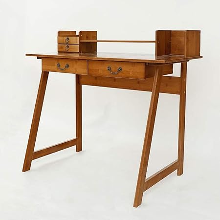 Zhuozi Fufu Laptop Table Computer Desk Wood Storage Desk Writing