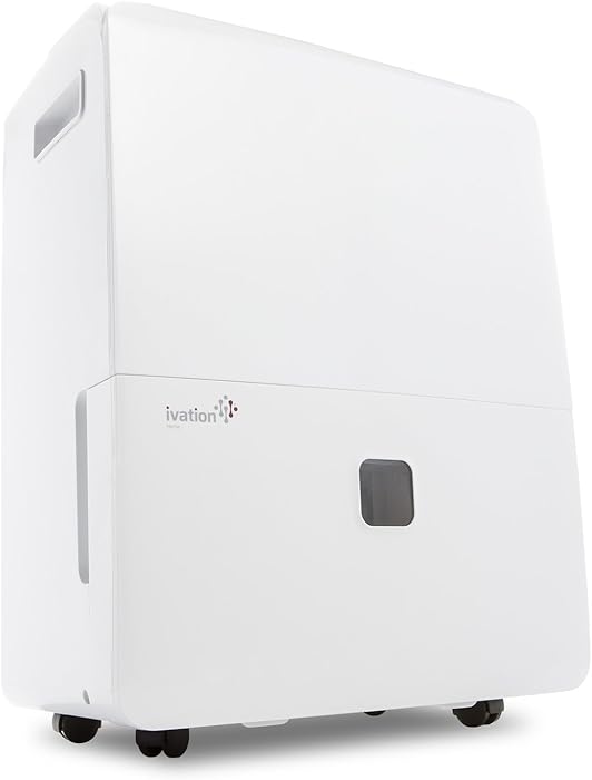 Ivation 6,000 Sq Ft Large-Capacity Energy Star Dehumidifier with Pump - 95 Pint Compressor (60 Pint New DOE) - Includes Programmable Humidistat, Hose Connector, Auto Shutoff/Restart, Washable Filter