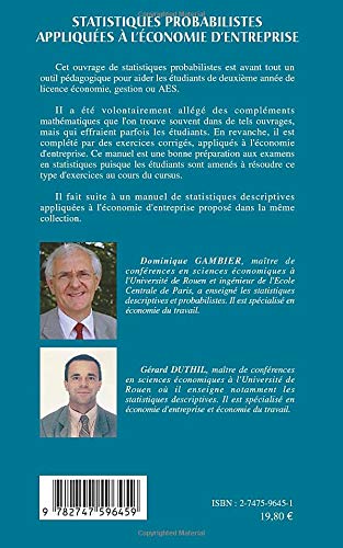 Amazon Fr Statistiques Probabilistes Appliquees A L Economie D Entreprise Duthil Gerard Gambier Dominique Livres Amazon Fr Statistiques Probabilistes Appliquees A L Economie D Entreprise Duthil Gerard Gambier Dominique Livres