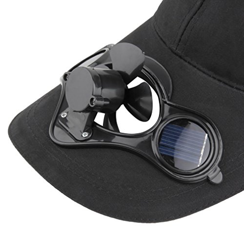 KingBra Summer Sport Outdoor Hat Cap with Solar Sun Power Cool Fan for Cycling - Thumbnail 2