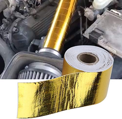 Goldenes Hitzeschild-Klebeband - 10 Meter Aluminiumfolie Für Auto, Motorraum & Mehr
