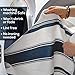 The Homemakers Dish Kitchen Towels Vintage Striped 100% Cotton Tea Towel 20 x 28 inch Set of 4, Blue