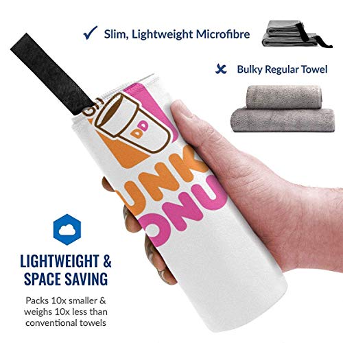 RGFDF-55x275In-Oversize-Quick-Dry-Towel-Set-2-Pack-Dun-Kin-Do-Nut-Super-Absorbent-Lightweight-Portable-Bath-Towel-for-CampingSportsTravelFitness