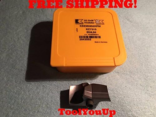 1PC NEW KENNAMETAL KSEM 3950 HPM KC7315 MODULAR DRILL INSERT 39.5MM ~ 1 9/16 DIA