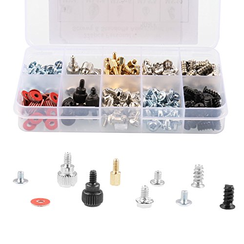 HanTof 228Pcs Personal Computer Screws Kit for DIY & Repair,PC