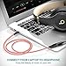 UMECORE AUX Cord for Car, 7 Pack 3.5mm Auxiliary Audio Cable, Stereo AUX Cable with Flexible Nylon Braided Cords for Car iPad iPhone Samsung Galaxy Google Pixel Tablet PC Headphone Speaker Mic