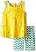 Rare Editions Girls' Little Cupcake Print Short Set, Yellow/Mint/White, 4