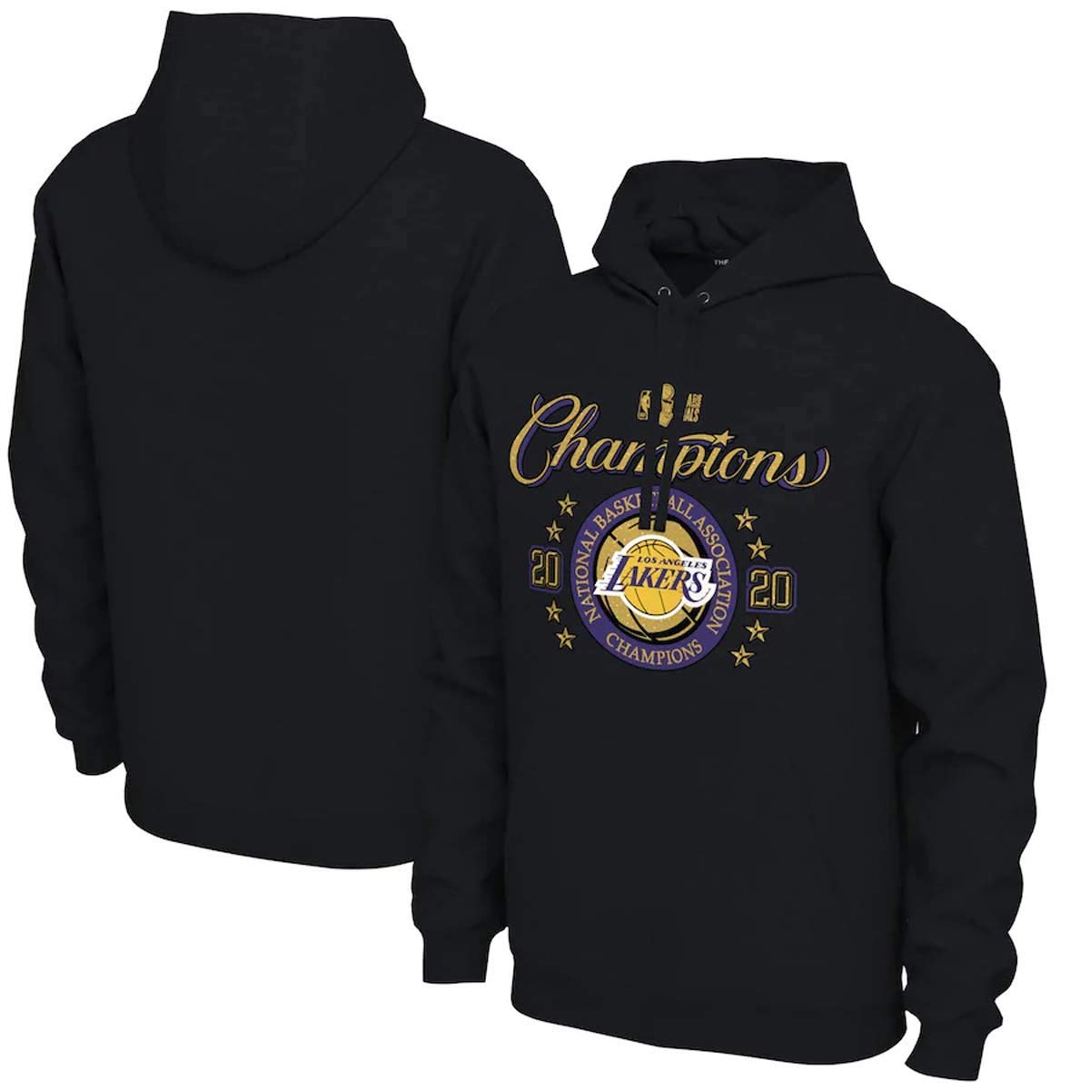 Mens 2020 NBA Lakers Championship Christmas Jumper, Pullover Hoodie with Lakers Logo Keychain Memori