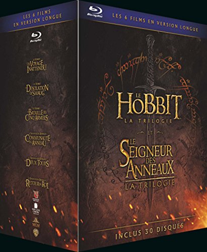 Le Hobbit Et Le Seigneur Des Anneaux, Les Trilogies - Version Longue - Blu-Ray