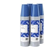 Amazon Brand - Solimo 18oz Disposable Plastic Party Cups, 200 Count, Blue