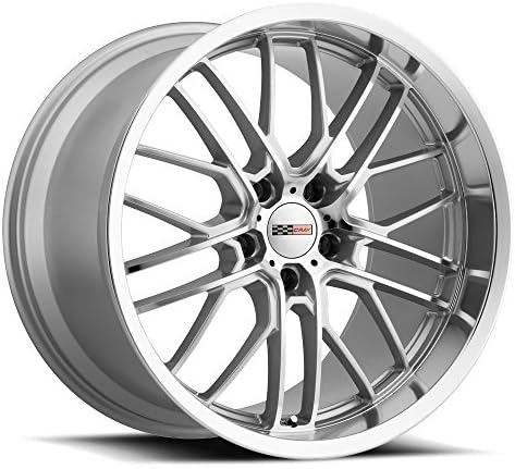 18x9.0 Cray EAGLE Wheel 50mm 5x120.65 SILVER W/ MIRROR CUT FACE AND LIP SILVER