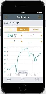 Testo 510i Bluetooth Differential Pressure Gauge Smart Probe view 3