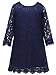 Bow Dream Flower Girl's Dress Navy Blue 5