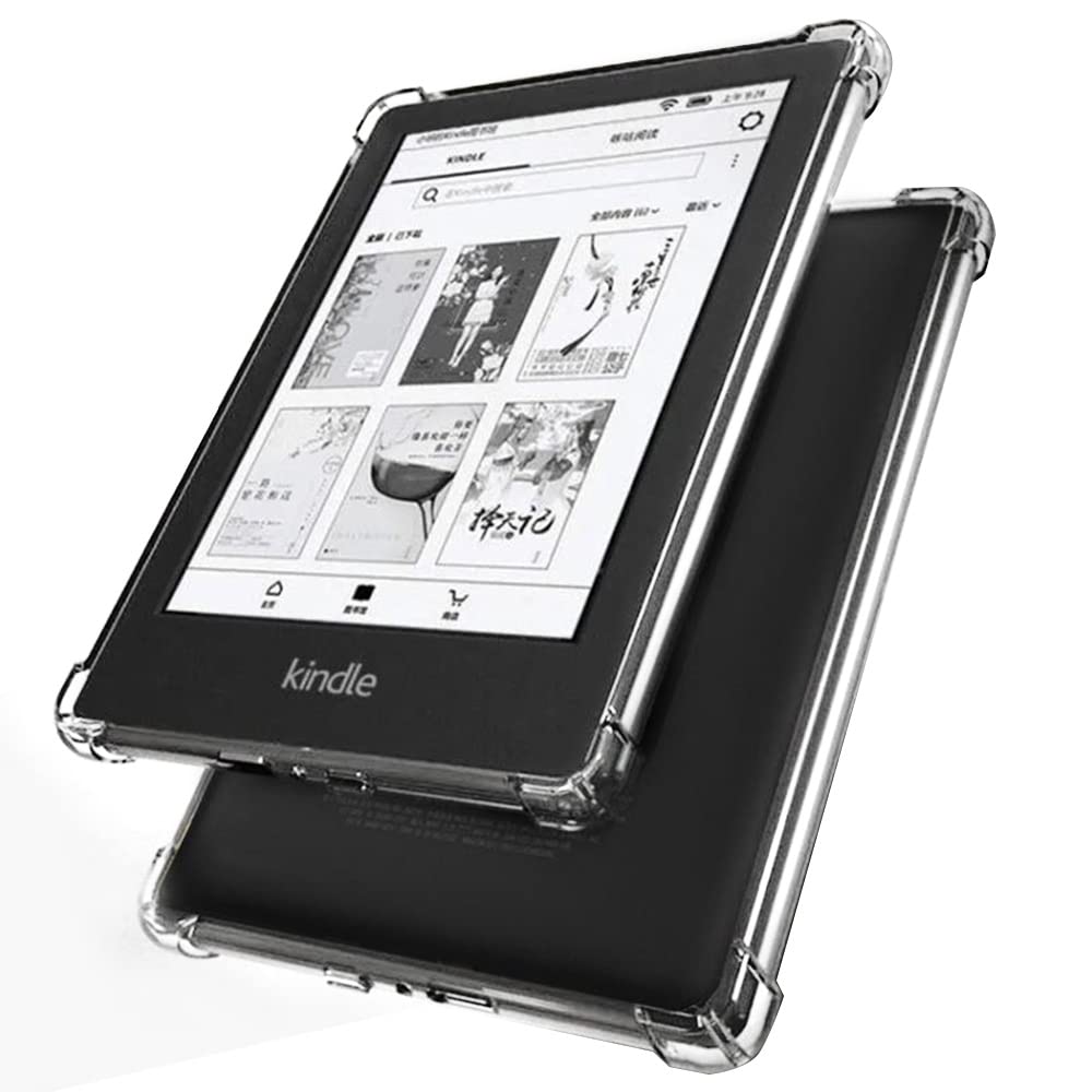 Diamond Clear Case for Kindle Oasis 3/2 (2019/2017), Non-Yellowing | Military Drop Protection | Slim Fit Hard Case | Non-Slip TPU Bumper | For 7