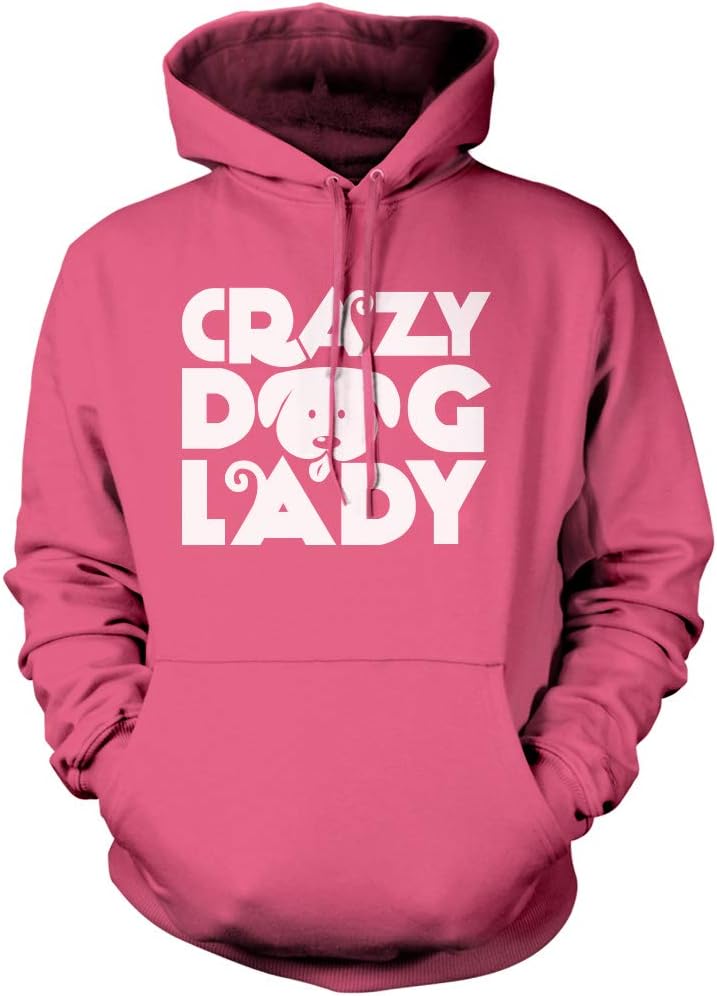 Crazy Dog Lady Hoodie - Pet Lover Hoody for Owner, Mum, Walker, Groomer