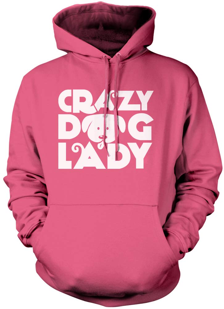 Crazy Dog Lady Hoodie - Pet Lover Hoody for Owner, Mum, Walker, Groomer