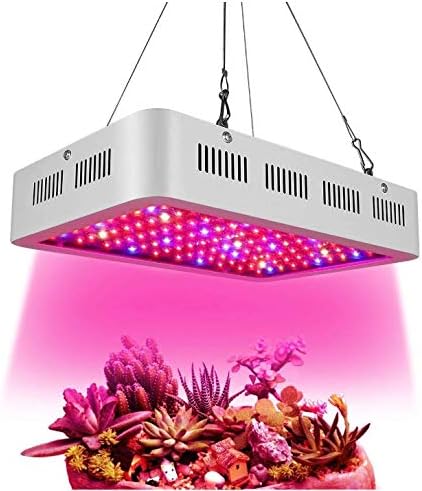 Led Grow Light 1000w, Hydroponic Grow Light Full Spectrum Double Chips Growing Lamps with UV & IR with Protective Sunglasses for Indoor Plants Greenhouse Hydroponic Veg and Flower