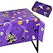 Juvale 3-Pack Halloween Table Cover for Party Supplies, Purple Disposable Plastic Tablecloth Decorations, Halloween Table Decorations for Themed Parties, Birthday Celebrations and More (54 x 108 in)