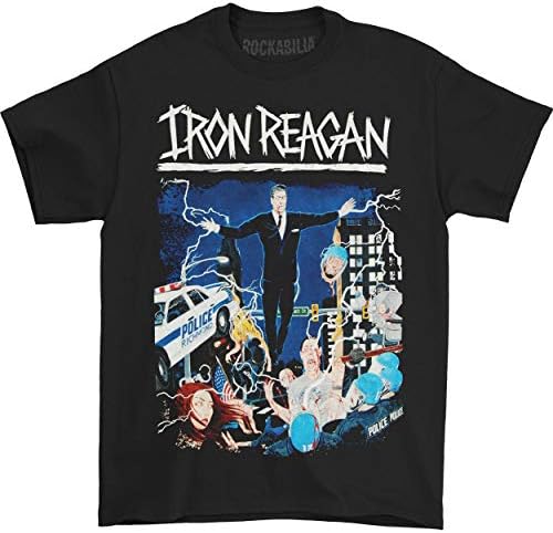 Iron Reagan Men's Floating Reagan T-Shirt Black