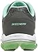 Skechers Sport Women's Skech Air 2.0 City Love Fashion Sneaker,Charcoal/Mint,8.5 M US