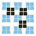 Self-Adhesive Replacement Gel Re-Usable 48 Pads for HealthmateForever electrotherapy Massagers (Blue Color)