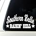 Southern Belle Raisin' Hell cute car decal sticker country girl Truck whiskey