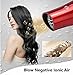 Blow Dryer Jinri Hair Dryer Salon Professional Negative Ionic Lightweight 1875W High-Power Blower Heat 2 Speed and 3 Heat Setting Quiet Drying Hairdryer for Travel/ Home (Red)