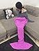 yashidali Wearable Mermaid Tail Blanket Crochet, All Seasons Warm Knitted Bed Blanket Sofa Quilt Living Room Sleeping Bag for Kids and Adults, Classic Pattern, 70.9