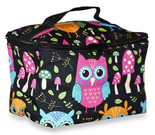 Ever Moda Travel Makeup Bag (Owl - Multi Color)