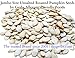 Gerbs Roasted Unsalted Jumbo Whole Pumpkin Seeds 2 lbs. | Small Batch, In-Shell, 13-14 mm Size, Resealable Bag | Naturally Crunchy & Mild | Top 14 Allergen-Free