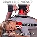 Body Back Vibe Dual Speed Orbital Massager, Premium Professional Quality Chiropractic Tool for Trigger Point and Myofascial Relief