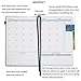 Undated Daily & Monthly Planner + 2018 Calendar Stickers and to-DO List to Improve Productivity, Premium Thick Paper, Pen Holder, 5.75