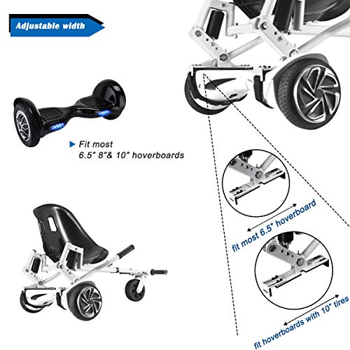 Upgrade Hoverboard Conversion Kit Seat Attachment Go Cart, Go Kart