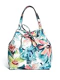 GUESS Factory Women's Ames Floral Bucket Bag
