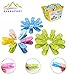 EverSport Sturdy Clothespin Clothes Clips Pegs 24-Pack in Basket Plastic Clothespin Laundry Windproof Clothespin Photo Paper Pegs Craft Clips Painting Display Pegs Kitchen Pegs