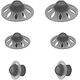 6Packs-Starkey Hearing Aid Domes Open Oticon Hearing Aid Domes Small Medium Large 3 Sizes Compatible with Phonak Marvel & Paradise RIC BTE Models SDS 4.0-Black