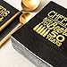 Crisky Cheers to 50 Years 50th Birthday Napkins Black and Gold 50th Brithday Decorations Birthday Party Supplies Beverages Napkins 50 PCS, 3-Ply