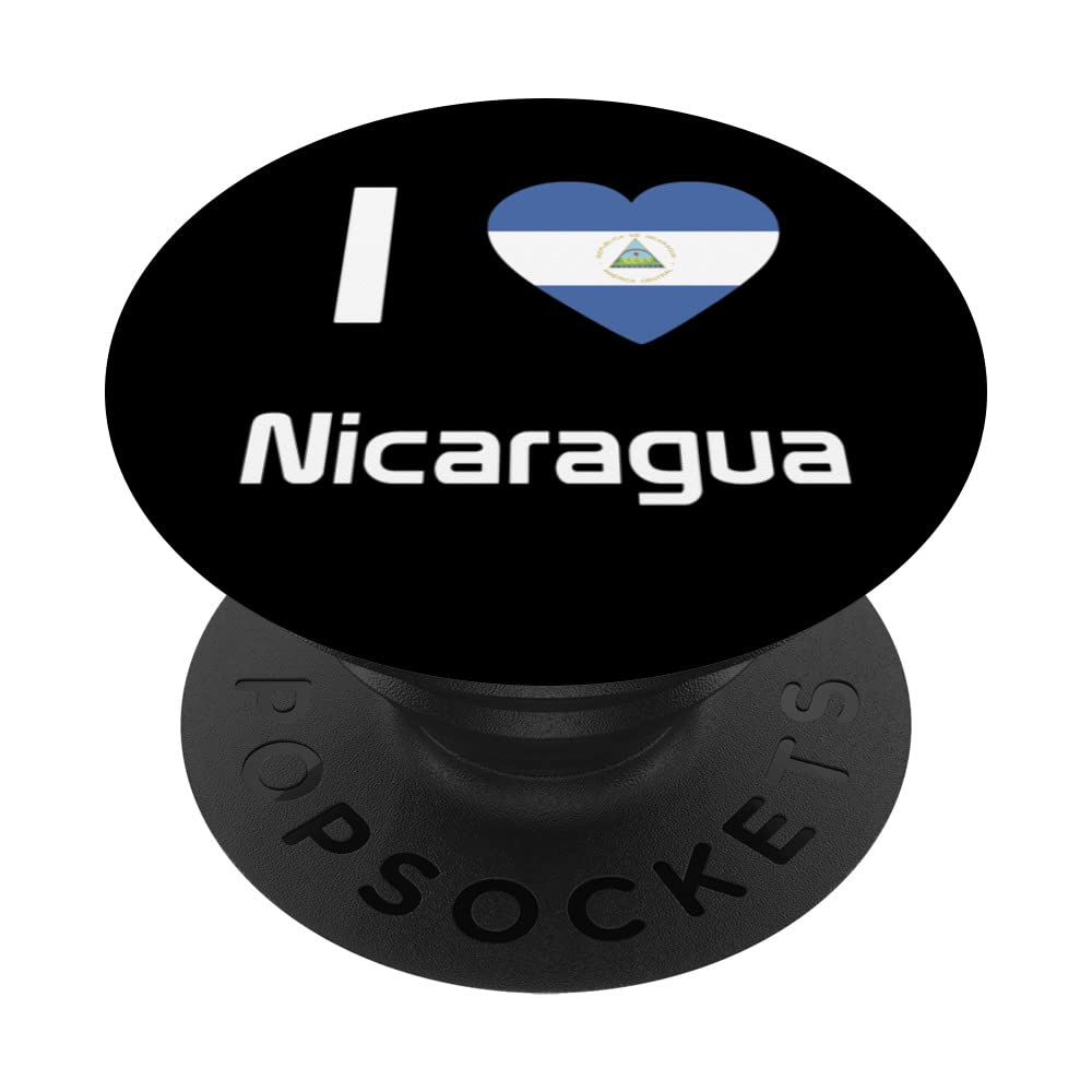National Flag of Nicaragua souvenir gift for men women PopSockets Swappable PopGrip
