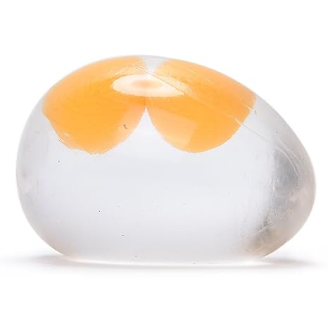 JinZhiCheng - Pelota de goma doble amarilla para aliviar el estrés ...